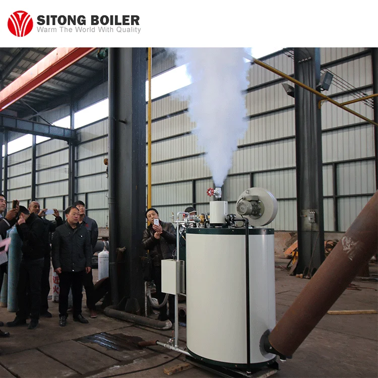 Industrial Small Quick Steam Generator Boiler Low Pressure Vertical 200-3000kg/hr Biogas Diesel Oil Type Milk Factory