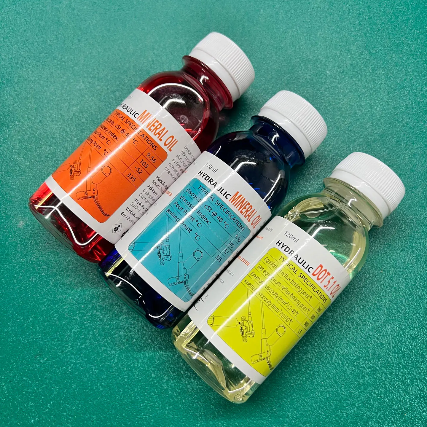 NFOX الزيوت المعدنية DOT 5.1 السائل 120 مللي/4.2 أوقية متوافق مع نظام الفرامل الهيدروليكية صيانة ل دراجة الطريق الجبلية سكوتر كهربائي