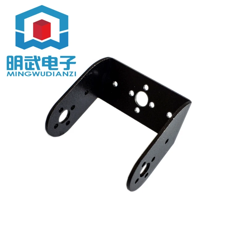 Oblique U-shaped Bracket Steering Gear PTZ Bracket Fraser 995 Standard Steering Gear Bracket Robotic Arm Robot Accessories