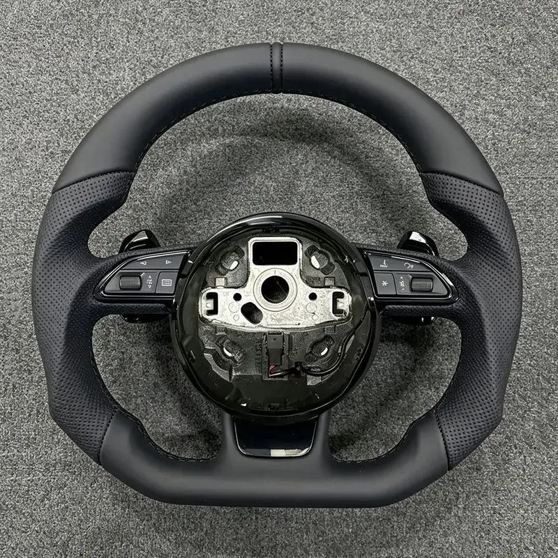 HighEnd Custom For Audi RS A3 A4L A5 A6L A7 Q2 Q3 Q5 Q7 S4 S5 S7 Perforated Steering Wheel Steering Wheel Automotive Supplies