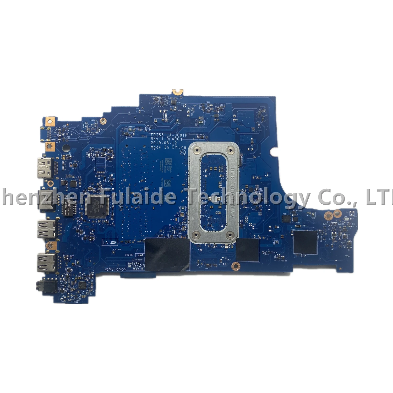 FDI55 LA-J081P For dell Inspiron 5493 5593 3493 3593 3793 Vostro 3491 3591 Laptop Motherboard With I3 I5 I7 CPU CN-03DD3K 0790WT