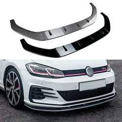 For Volkswagen Golf MK7 GTI GTD R Rline MK7.5 GTI GTD 2012-2019 Front Bumper Lip Spoiler Splitter Protector Cover Lip Cap Body