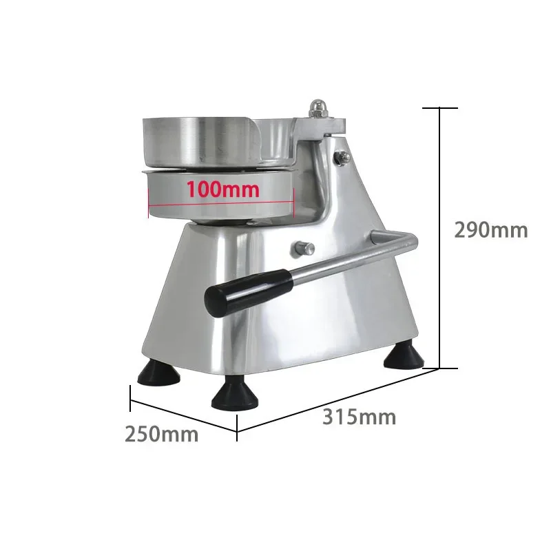Manual Beef Patty Pressing Machine/Stainless Steel Hamburger Patty Forming Machine/Commercial Patty Pressing Machine