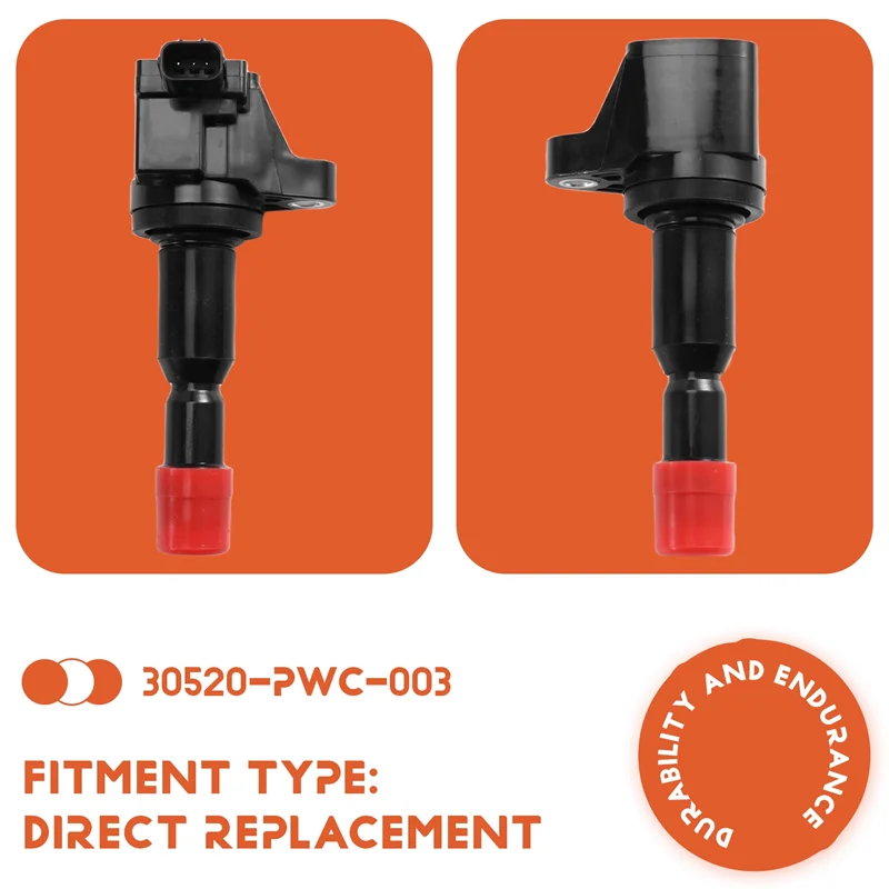 

AS57-катушка зажигания для Honda Airwave Fit II 1,5 L4 City Jazz UF581 CM11-110 30520-PWC-003 30520-PWC-013 30520PWC003 CM11110C