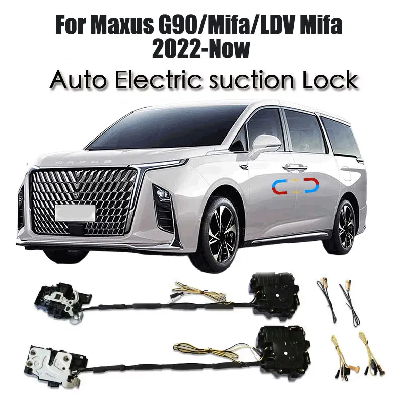 

For Maxus G90/Mifa/LDV Mifa 2022+ Car Soft Close Door Latch Pass Lock Actuator Auto Electric Absorption Suction Silence Closer