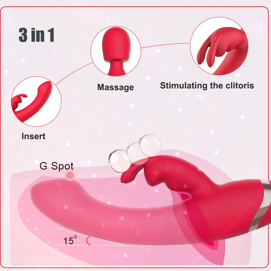 Powerful Clit Vibrators for Women AV Magic Wand Massager Dildo G Spot Female Clitoris Stimulator Girl Masturbator Adult Sex Toys