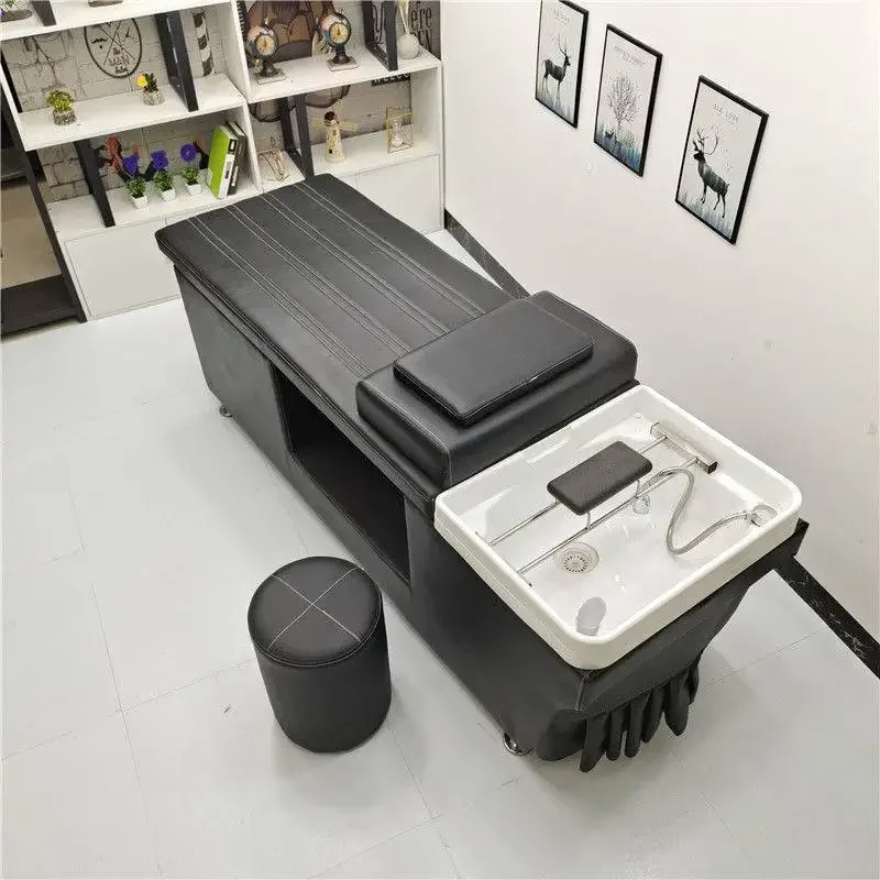 

Многофункциональное кресло для шампуня в тайском стиле, массажный стол, современная роскошная мебель для парикмахерской, Sillon Barbero FYSC