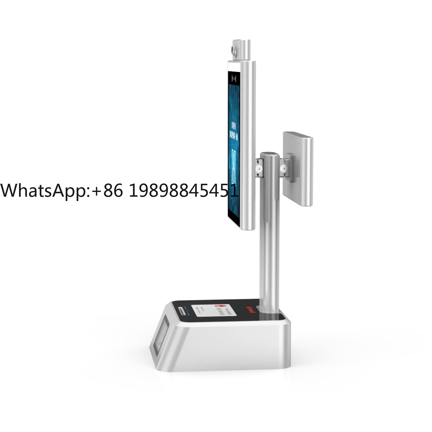 

8-дюймовое устройство контроля доступа с динамическим распознаванием лиц Android-системы с QR-кодом и устройством считывания идентификационных карт в наличии