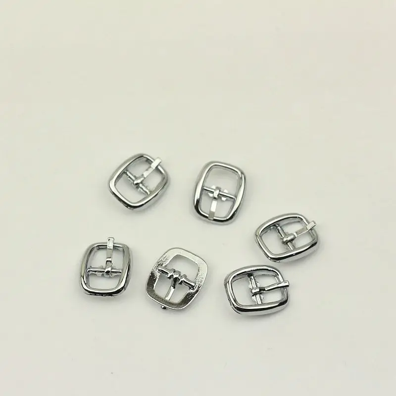 

10pcs 8mm Mini Metal Belt Buckles Bags Shoes Pin Buckle Handbag Strap Hook DIY Leather Crafts Hardware Sewing Accessories