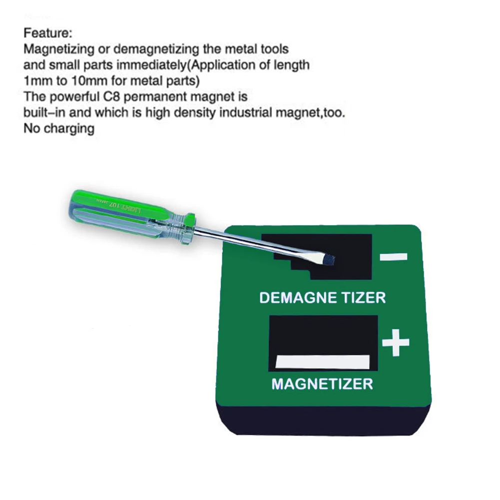 2 In 1 Screwdriver Magnetizer Degaussing Demagnetizer Change Magnetism Tool Quickly Magnetize Or Demagnetize Screwdriver Tips