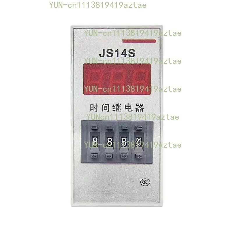 JS14S 3-Bit, Digital Display Time Relay 0.01S-999H AC220V/380V 24V