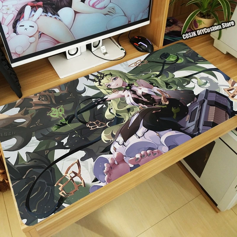 NEW Anime Game Honkai Impact 3 Mobius Mouse Pad Large Keyboard Desk Mat Mousepad Laptop Playmat Kawaii Gaming Accessories