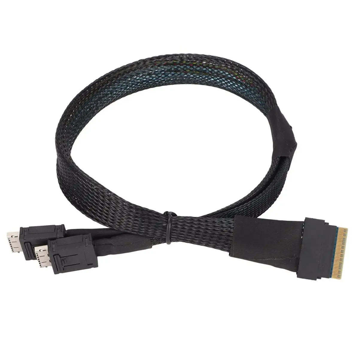 [VALUE PACK]SlimSAS SFF-8654 8X to Oculink SFF-8611 4X 4ix2 Standardized Cable for Easy Installation Suitable for Extended Use