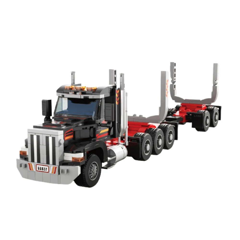 

Log Truck Police Car Ambulance Fire Engine Building Block Toys-Easy Assembly,Kids' Favorite Vehicle Holiday Gifts,Creative Decor
