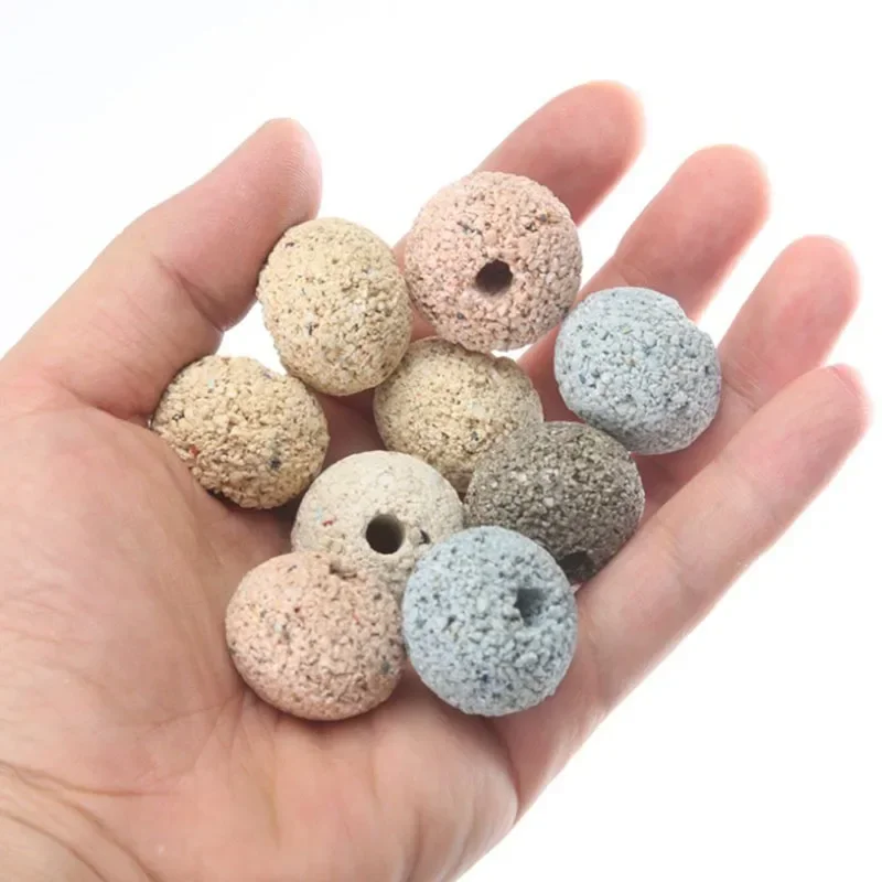 100 جرام الملونة البيوكيميائية الكرة تصفية وسائل الإعلام نيتريفينج البكتيريا منزل حوض السمك تصفية الملحقات لتنظيف خزان الأسماك المياه #4