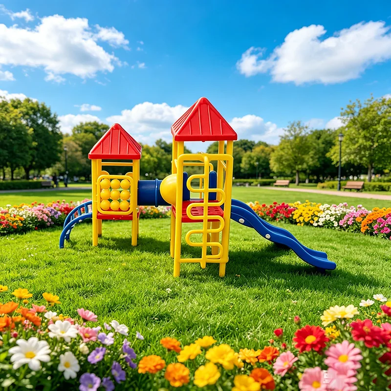 Zufällige Farbe 1 Stück Simulations-Mini-Rutsche Modell DIY Bausatz Sandtisch Spielplatz Szenerie Materialien Maßstab 1/75 1/150 Diorama-Sets – Detail 8