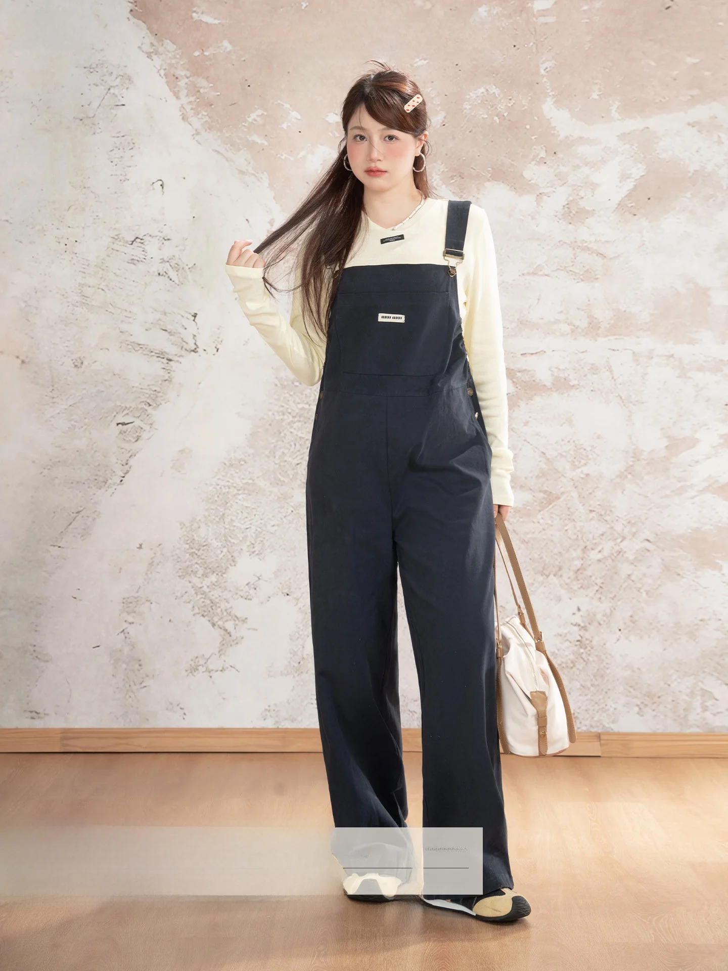 

Heynew большие размеры, женские брюки-карго с вышивкой букв, широкие брюки, повседневные свободные брюки, ранняя осень, корейские хлопковые брюки