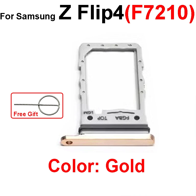 For Samsung Galaxy Z Flip 1 2 3 4 Flip3 5G F7110 Flip4 F7210 Flip 5G F7070 F7000 Sim Card Slot Tray Reader Card Holder Parts