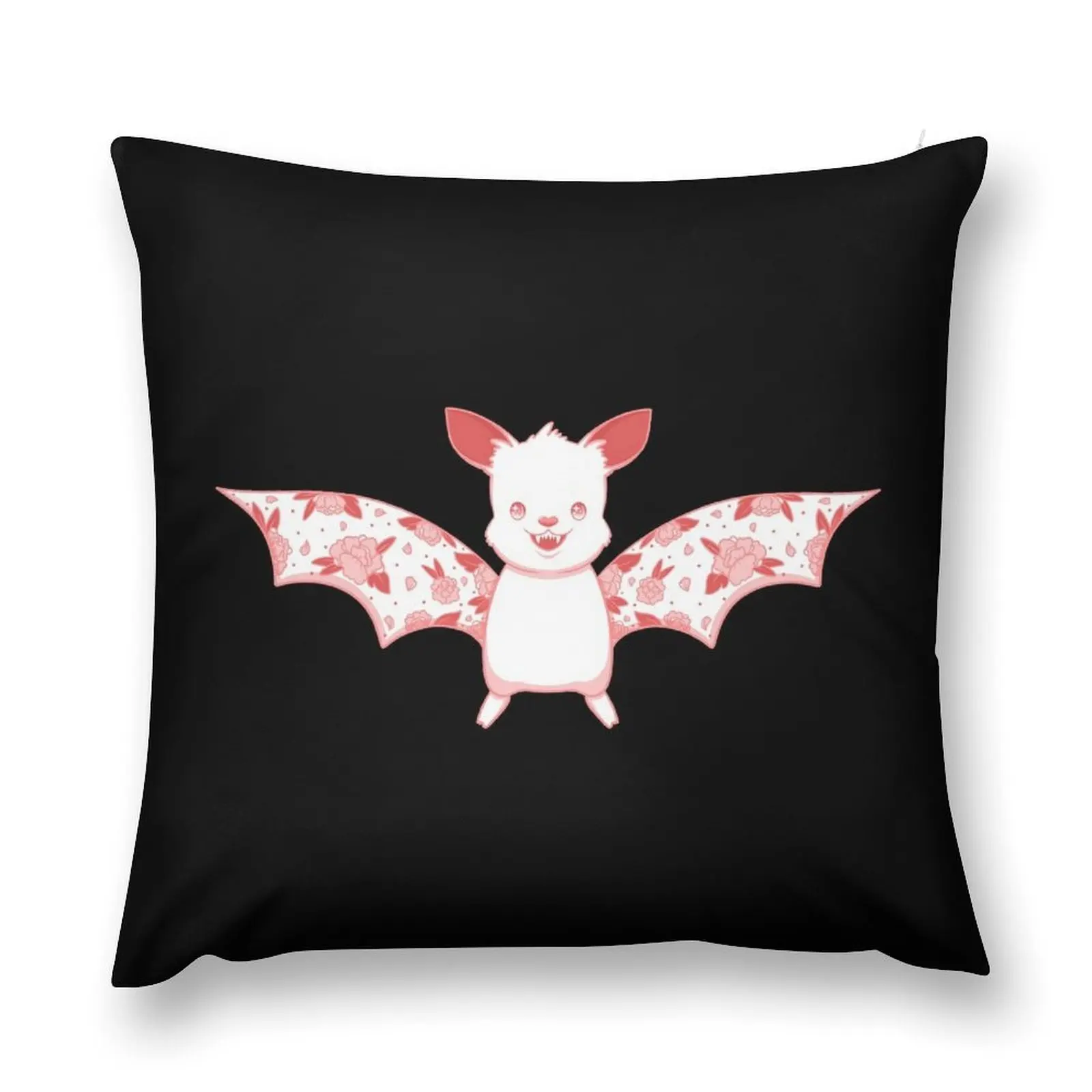 

Kawaii Flower Bat Throw Pillow Sofa Covers Pillow Cases Decorative pillow