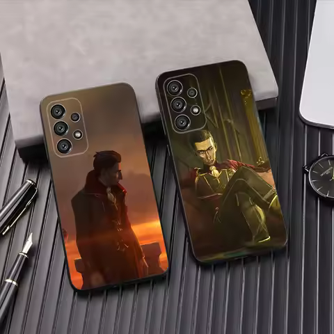 L-LOL S-Silco Art A-Arcane Phone Case For Samsung Galaxy A13,A21s,A22,A31,A32,A52,A53,A71,A80,A91 Soft Black Shell