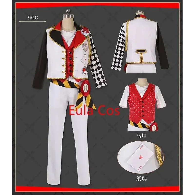 

Twisted Wonderland Cosplay Riddle Rosehearts Cosplay Costume Halloween Carnival Costumes for Adult Custom Made Clothes