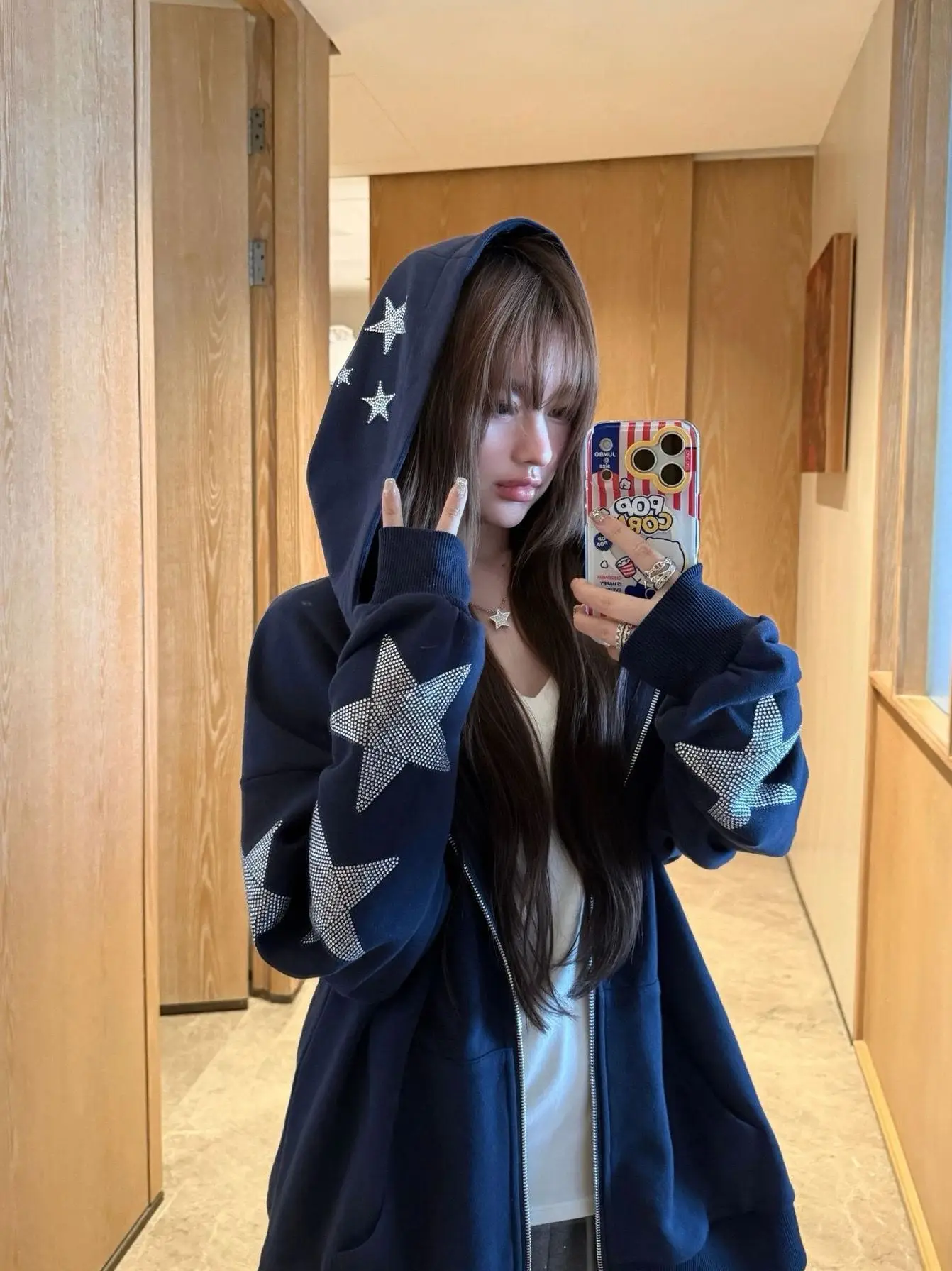 GC 2026 Arrival American Vintage Washed Distressed Heavyweight Hoodie Unisex Loose Versatile Casual Hooded Sweatshirt