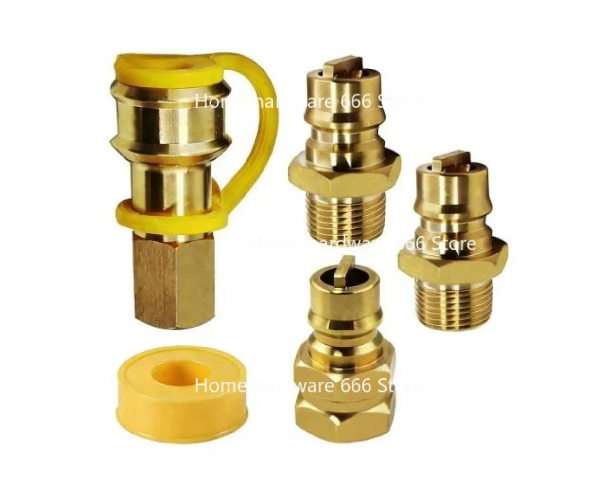 

3/4 "Латунные разъемы для быстрого подключения природного газа и пропана, конвертируемые в трубопроводный природный газ