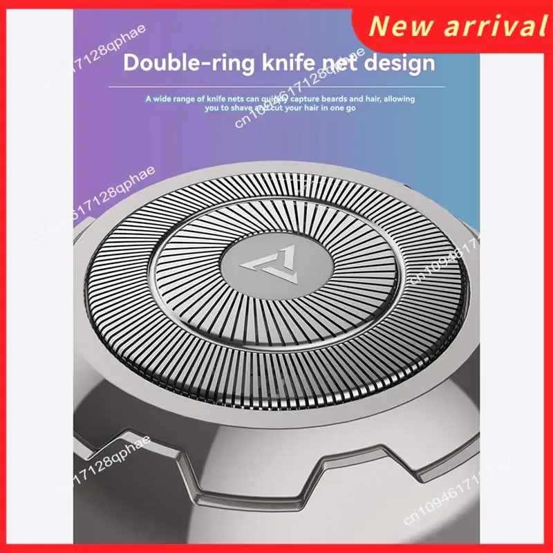 N89R Kit de aseo completo para hombres: Afeitadora eléctrica recargable por USB, recortadora de barba y cabeza calva resistente al agua