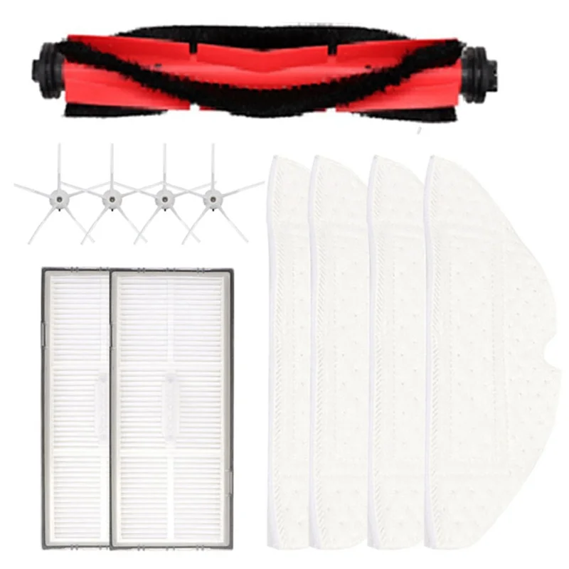 

【СУРПРИЗ】Комплект для робота-пылесоса Roborock G10 G10S PRO: сменная основная щетка, фильтр, одноразовая тряпка для влажной уборки, боковая щетка