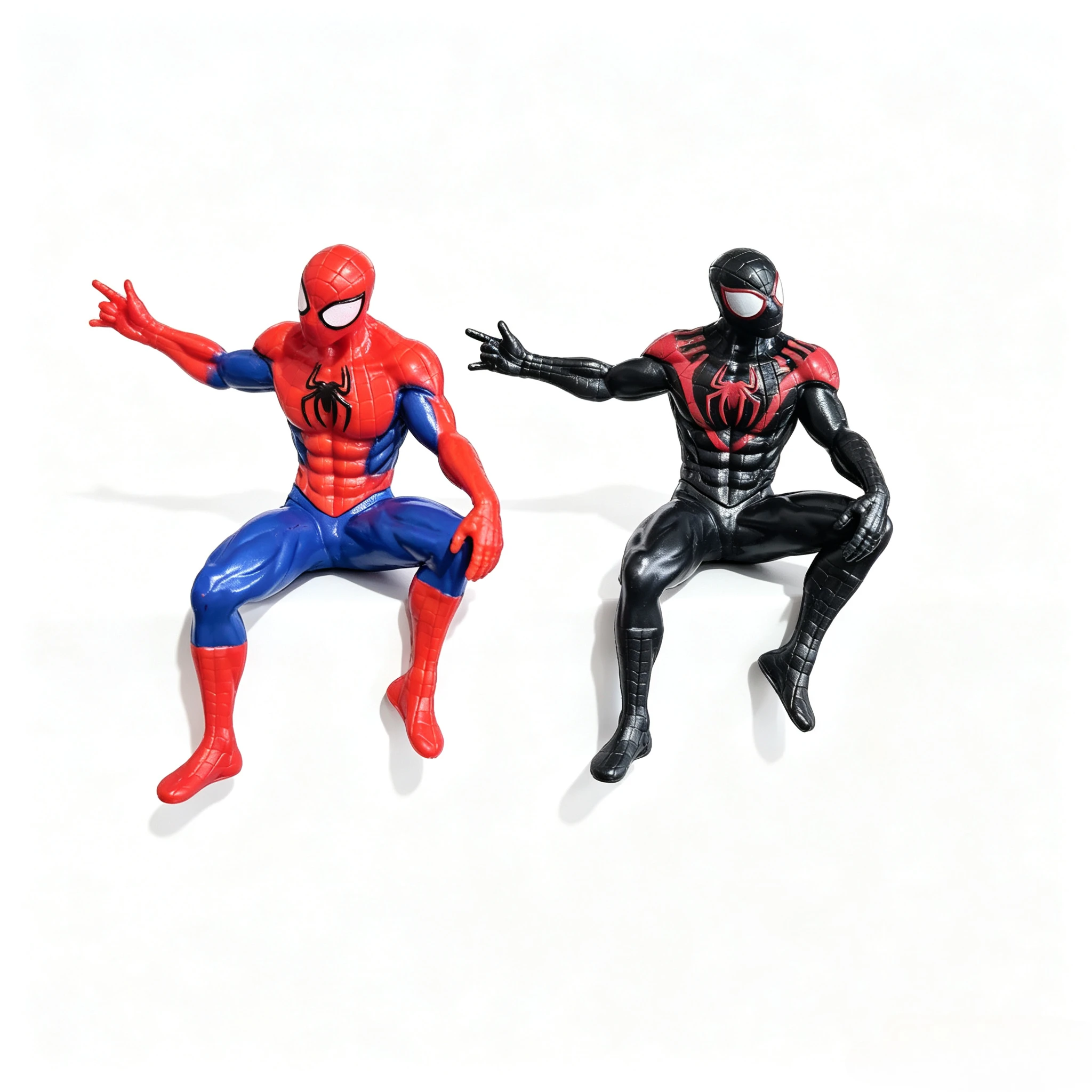 Action Figure Spider-Man 10cm Sitting Posture Decoration Superhero Series PVC Model Desktop Car Decorate Collectible Adult Gifts - view 4
