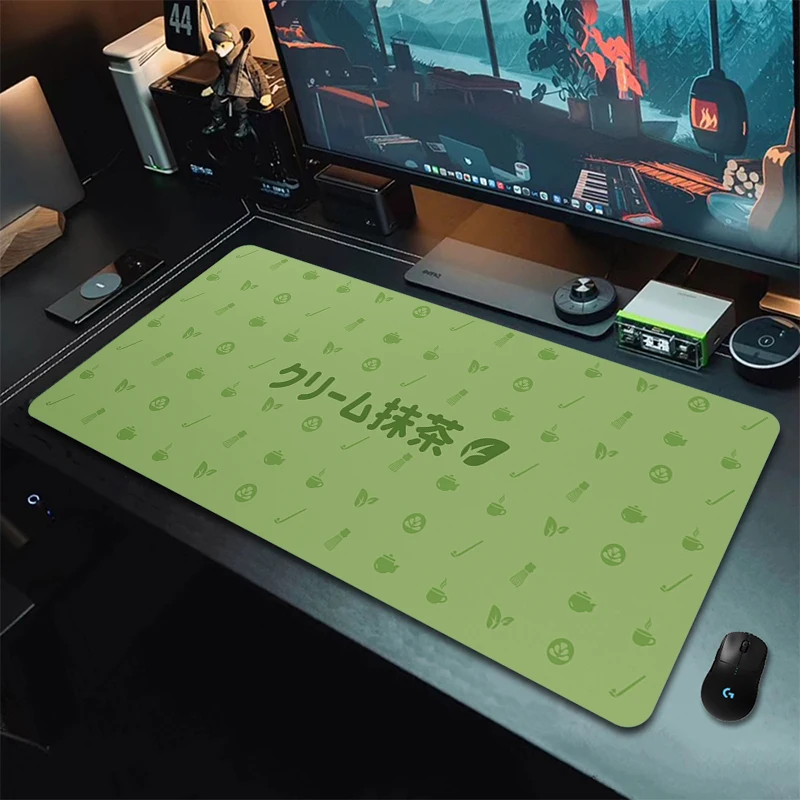 Tapis de souris en caoutchouc Mahjong avec bord de verrouillage, impression HD, tapis antidérapant, grand joueur, art de bureau