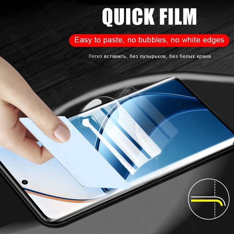 4 In 1 Hydrogel Film Screen Protector For Realme 12 Pro Plus 5G Camera Glass Realmy Realmi 12 Pro+ ProPlus Realme12pro+ 5G 2024