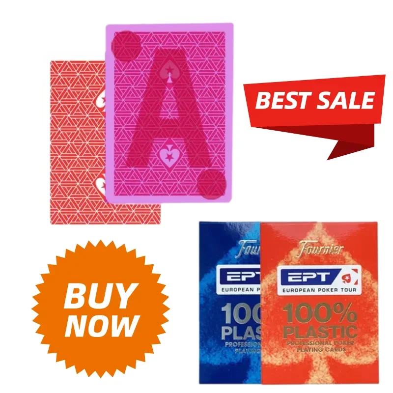 Fournier EPT Plastic Infrared Marked Cheating Cards for Infrared Sunglasses & Infrared Contact lenses（Only Cards)