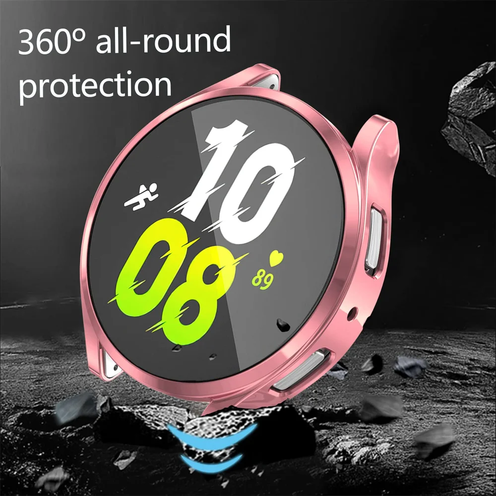 Funda de reloj para Samsung Galaxy Watch 4/5 40mm 44mm Protector de pantalla de TPU cubierta protectora de parachoques integral galaxy Watch 5 4 44mm