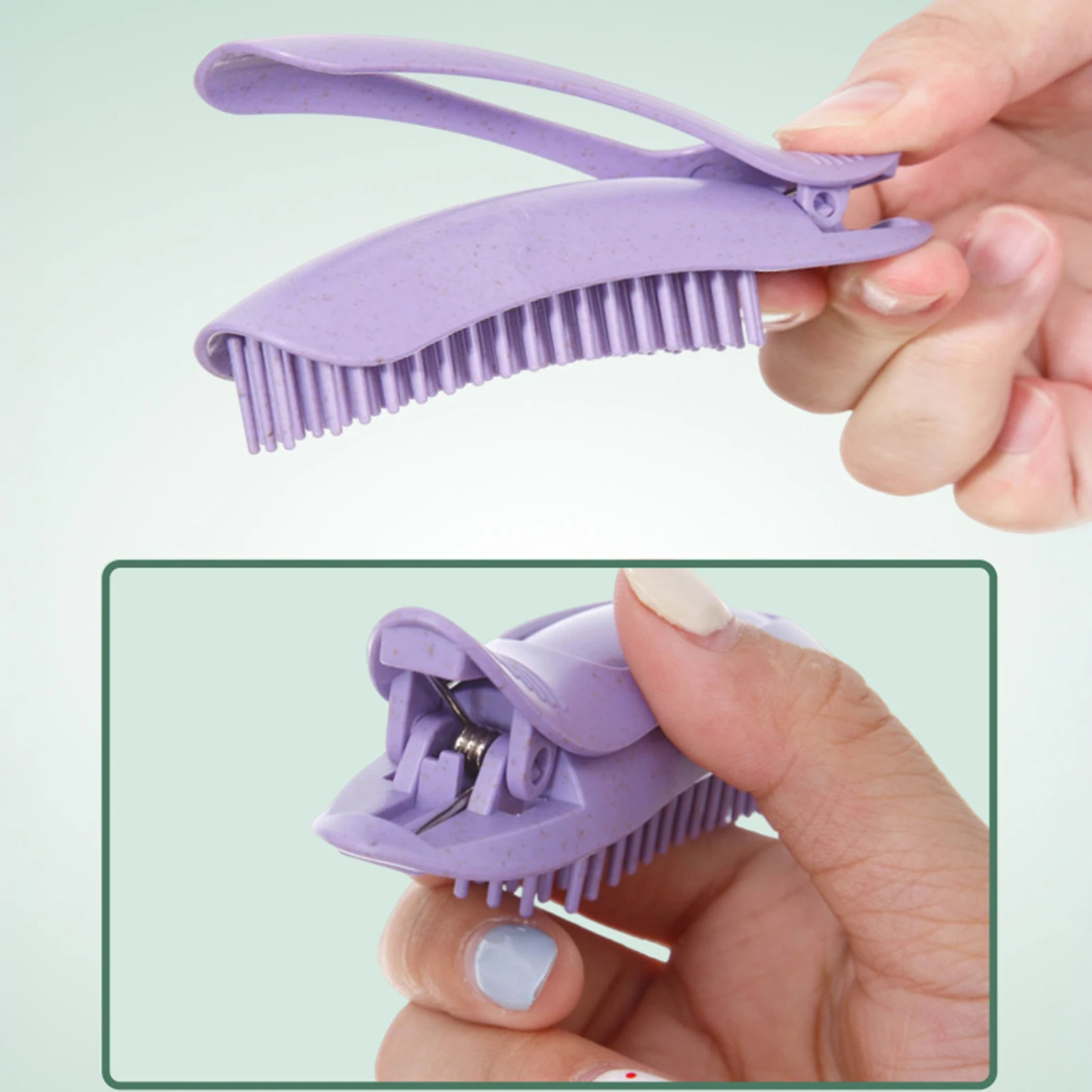 1 قطعة مقاطع تصفيف الشعر للرجال والنساء عالية الجمجمة العلوي رقيق مشبك شعر صالون الحلاق الانفجارات الهوائية مقاطع الشعر اكسسوارات للشعر