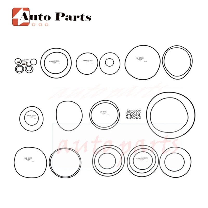 

1 комплект A750E, резиновое кольцо для автоматической коробки передач, уплотнительные аксессуары для волновой коробки, ремонтный комплект, автомобильные аксессуары
