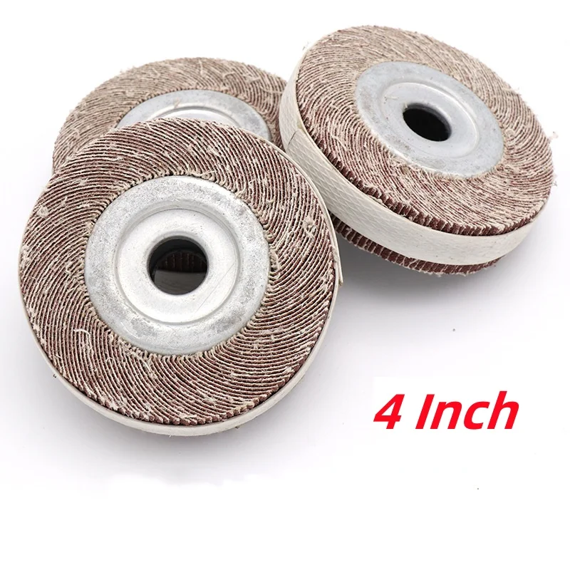 

4 Inch Sandpaper Sanding Flap Polishing Wheels 100x16mm Disc Wheel Cloth Metal Wood Buffing Power For Rotary Tool