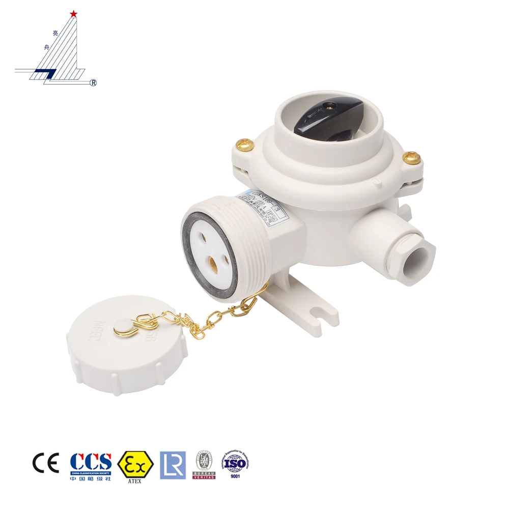 10A Marine Nylon Socket with Switch CZKS109