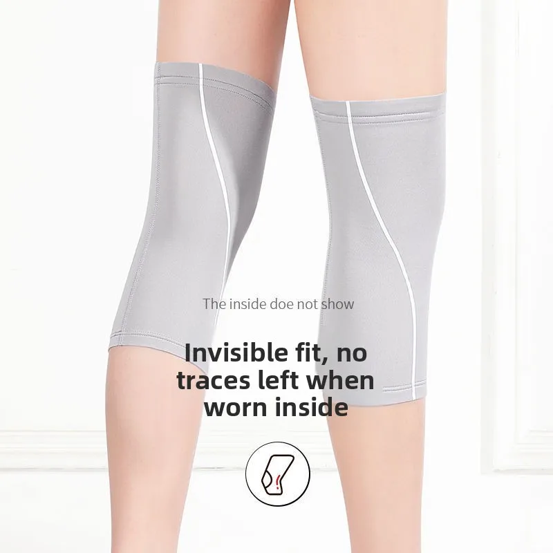 Modal Knee Pads Antibacterial Summer Keep Warm Joint Support for Old Cold Legs Air Conditioning Room Sports Seamless Cover