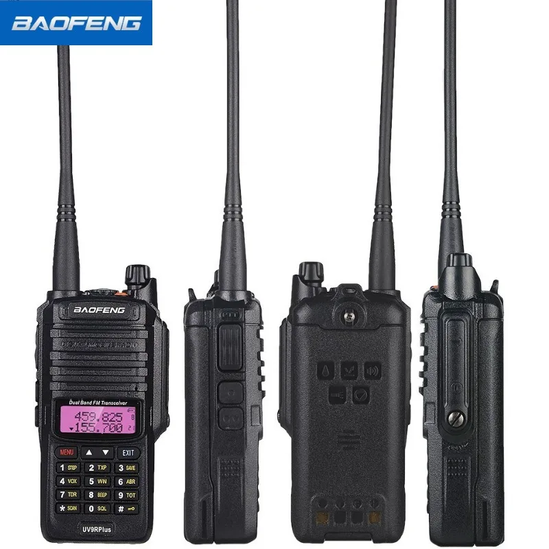 BAOFENG UV9R-plus جهاز اتصال لاسلكي مقاوم للماء خارجي بحري عالي التردد ذاتي القيادة ثنائي التردد عالي الطاقة 9r plus راديو