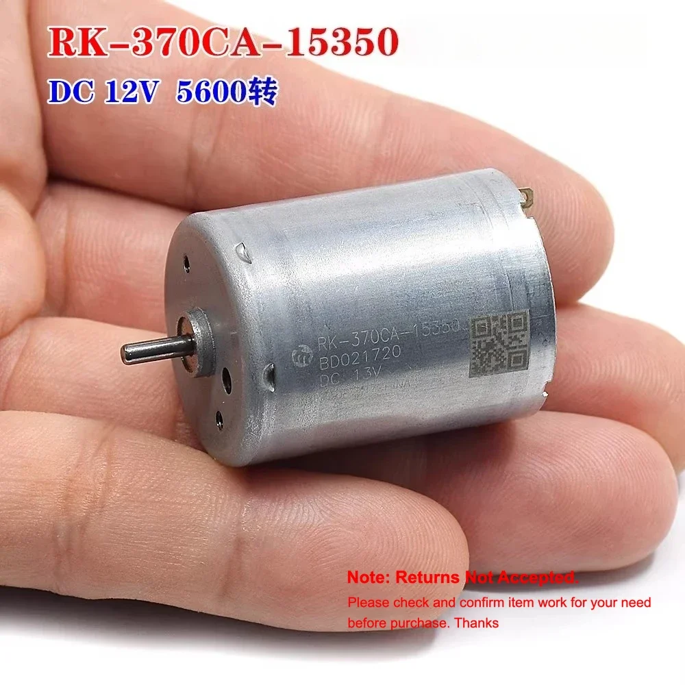 MABUCHI RK-370CA-15350 Motor DC 12V-24V 13V 6000RPM Mini 370 24mm Electric Motor for Pump Gear Motor Home Appliance