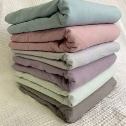 Brushed pure cotton duvet cover single piece thickened cotton solid color