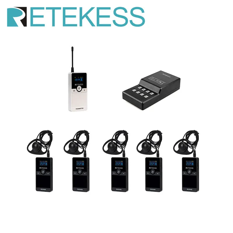 

Беспроводная система аудио-гида Retekess TT116T, система передачи аудио для церкви, экскурсий, обучения, музейной конференции