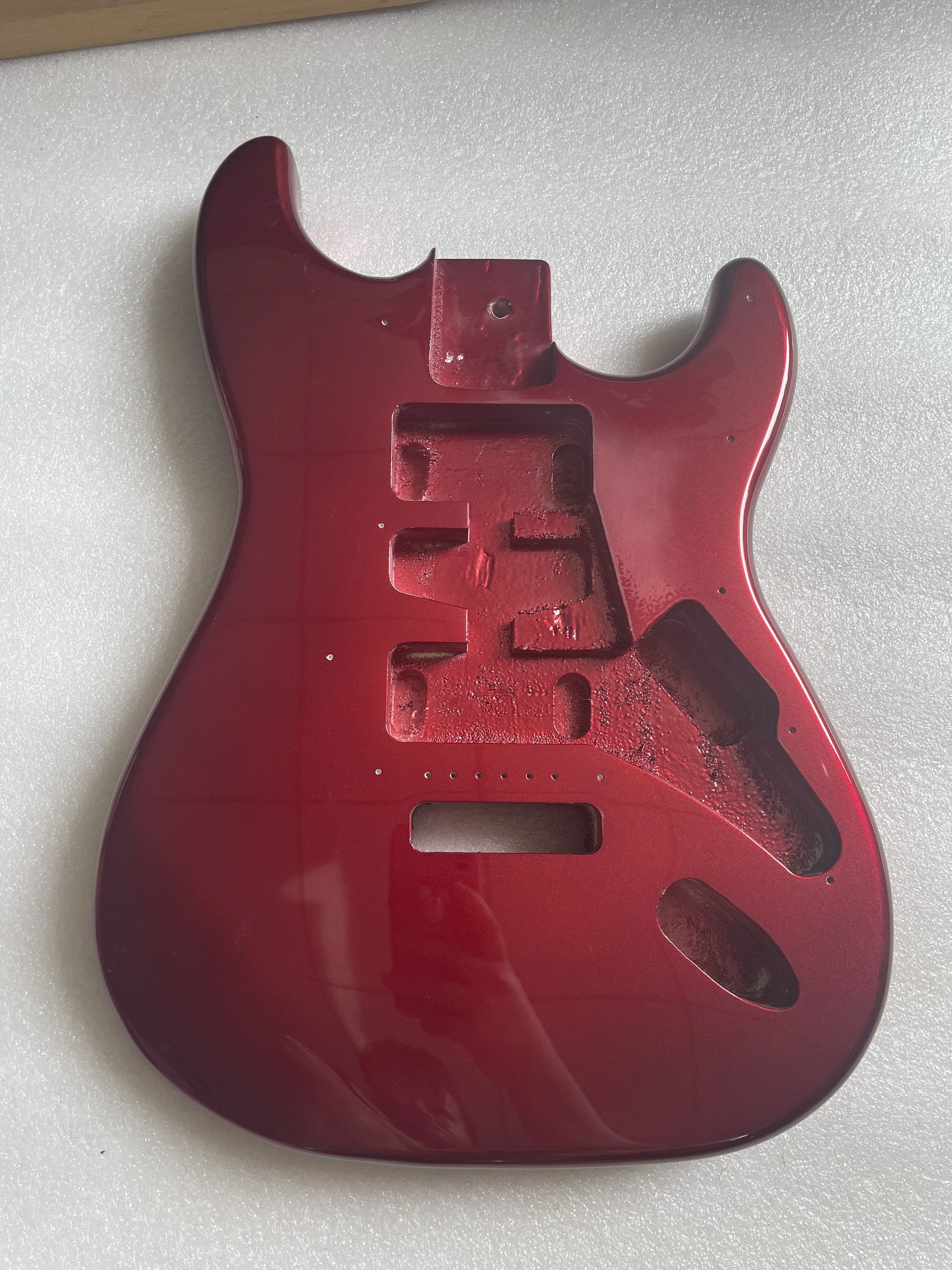 Custom Electric Guitar Barrel Replacement Part, Poplar Wood Body, Glossy Color, DIY, HSH Pickup