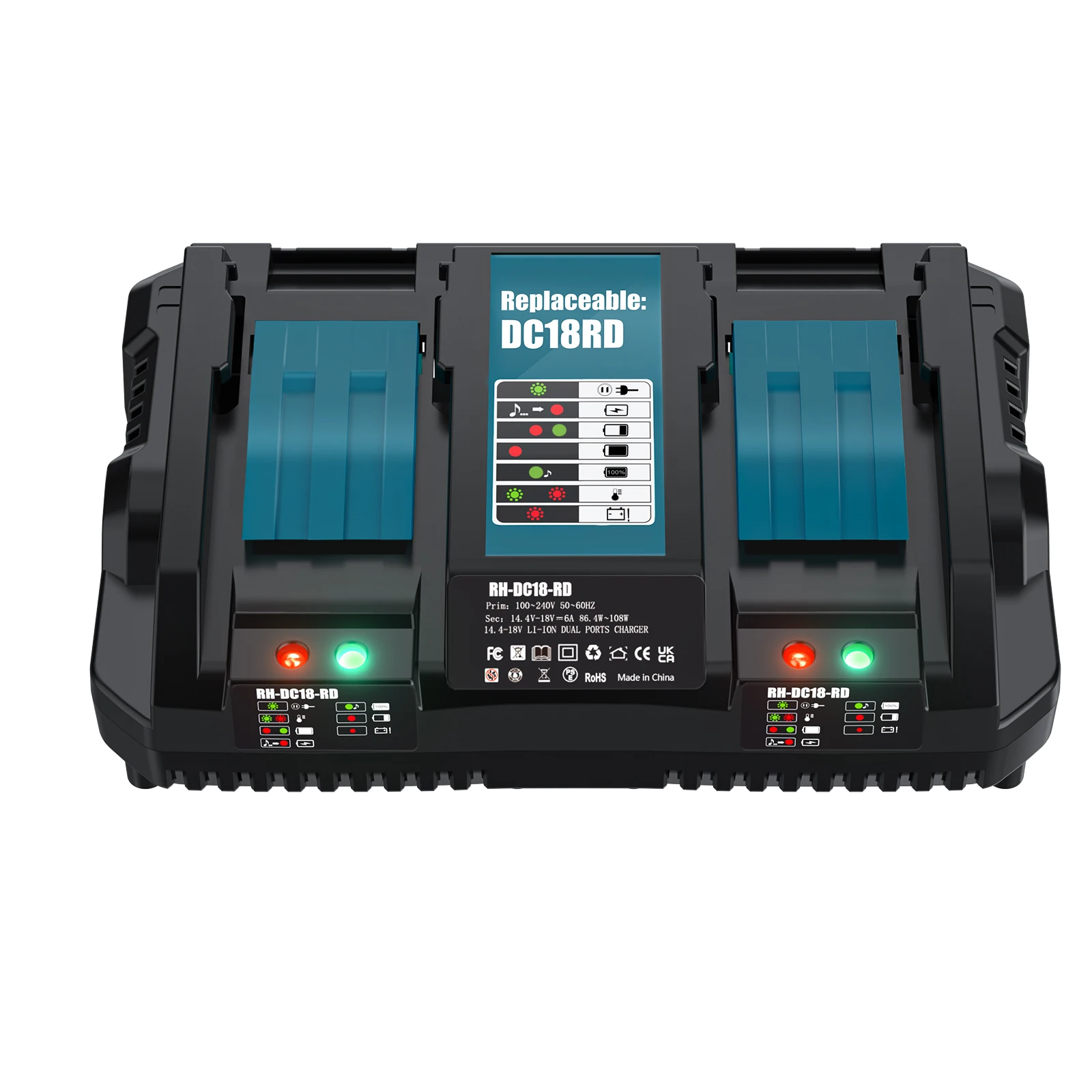 Batterie oder ladegerät für makita 18v batterie bl1850b bl1860 bl 1860 bl1830 bl1815 bl1840 LXT400 9,0 Ah für makita 18v werkzeuge bohrer