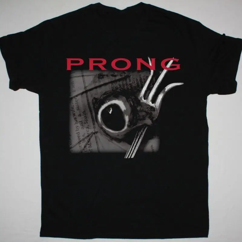 Prong band Men T-shirt Black Unisex Tee All Sizes S-5XL