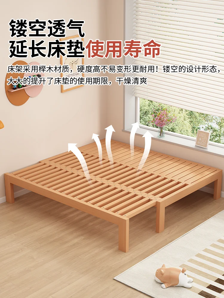 

Full beech sofa bed, small folding tatami bedroom, multi-functional