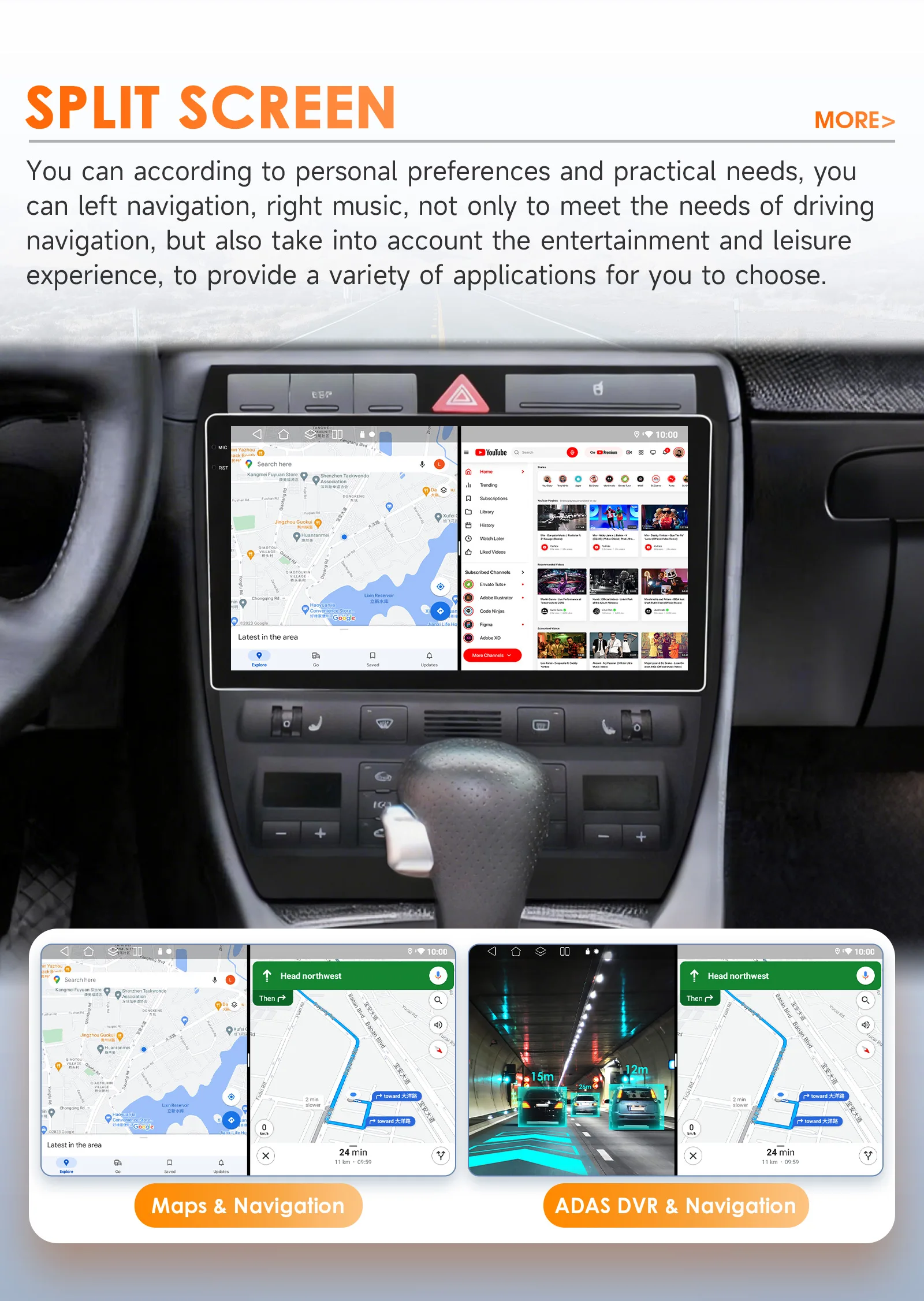 Hizpo Wireless CarPlay Android Auto Radio For Audi A6 C5 2 RS6 S6 1997 - 2004 4G Car Intelligent Systems Multimedia GPS 2din RDS