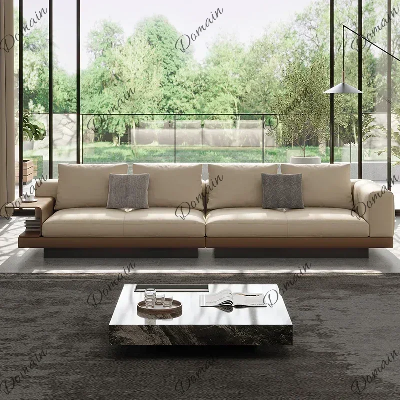 BXY European Luxury Living Room Sofas Large Nordic Armrest Sofa Leather Lounge Lazy Accent Design Sofas Camas Furniture Home