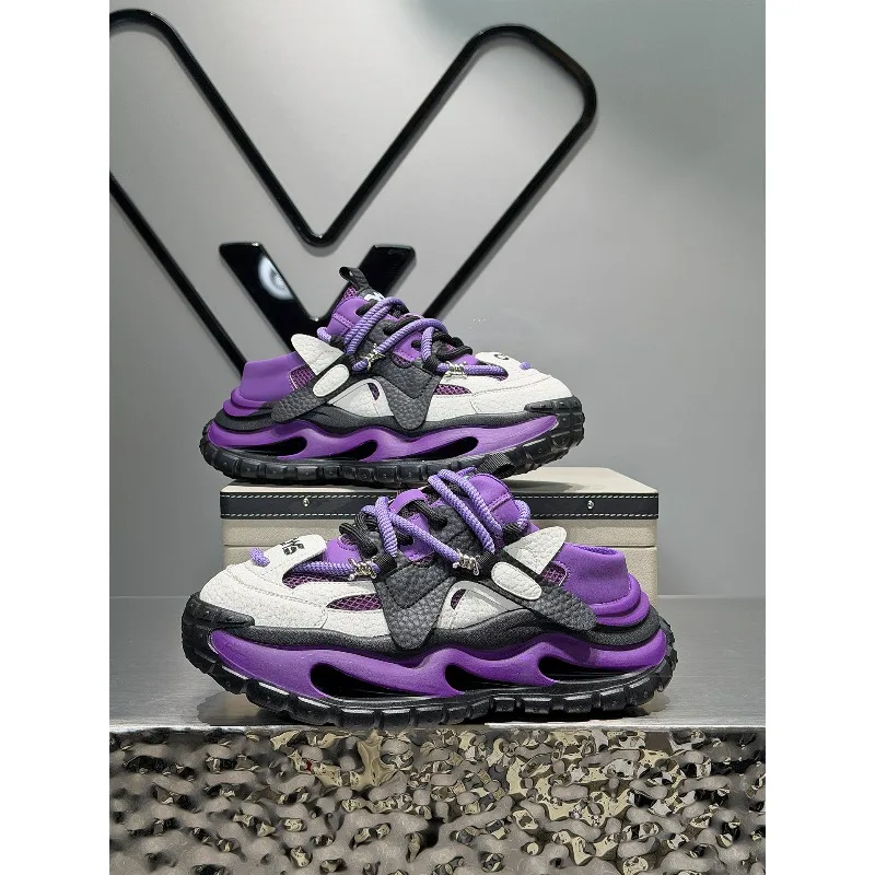 Men's shoes summer luxury new thick soled height increasing sports and leisure shoes breathable men's shoes